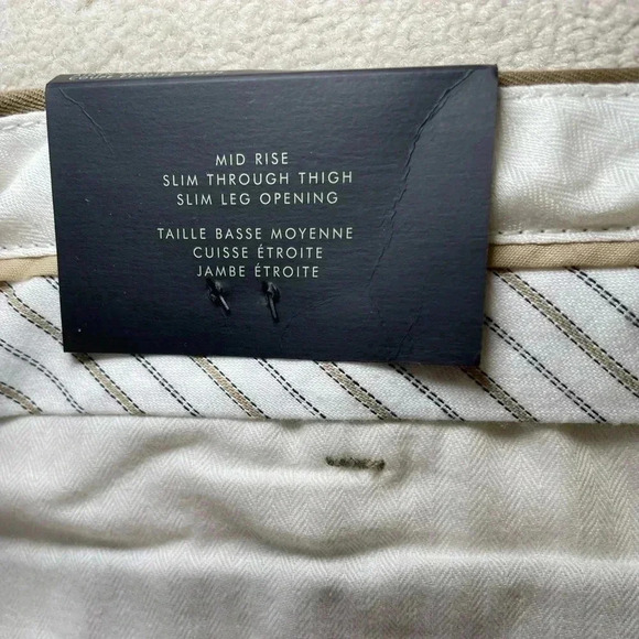 Banana Republic slim rapid movement chino Aiden  fit sz 42x34 - Picture 3 of 10